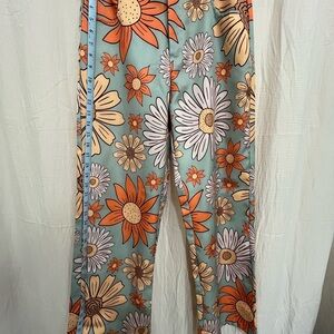 Floral Patterned Pants